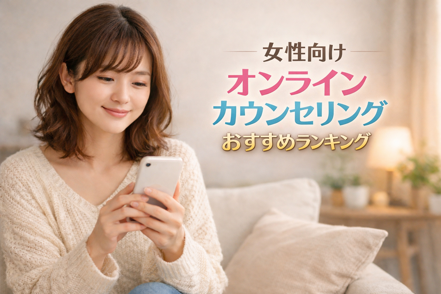 誰にも言えない悩みを相談したい女性向けオンラインカウンセリング比較ランキング