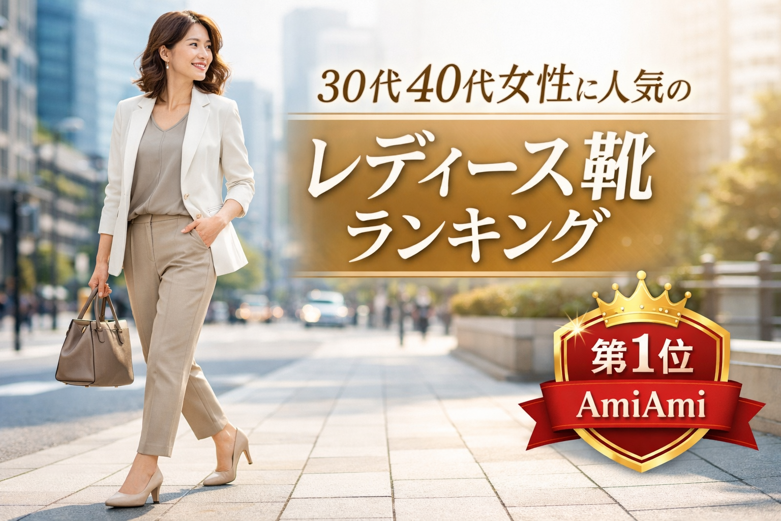 30代40代女性に人気のレディース靴ランキング｜疲れにくくおしゃれなAmiAmiが注目される理由