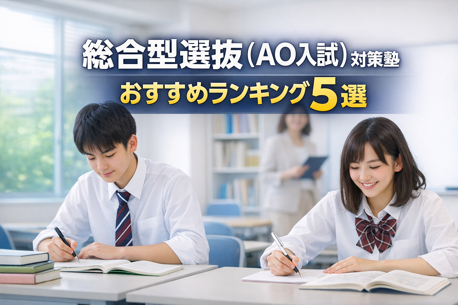 総合型選抜（AO入試）対策塾おすすめランキング5選 早稲田塾が合格実績No1の理由とは
