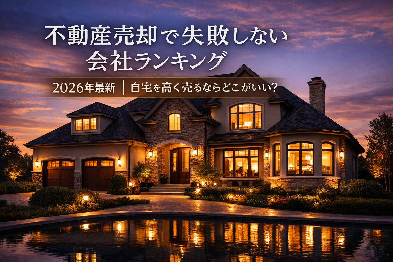 【2026年最新版】不動産売却で失敗しない会社ランキング｜自宅を高く売るならどこがいい？