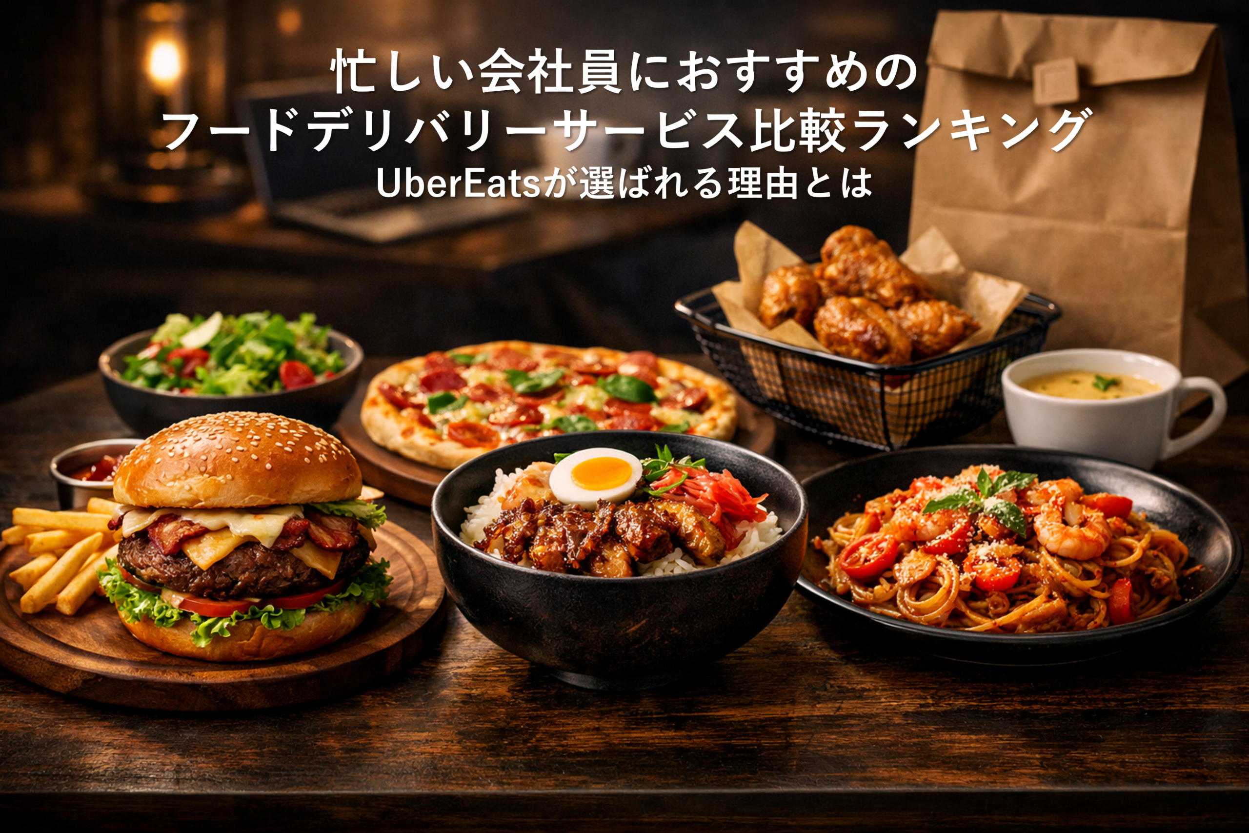 忙しい会社員におすすめのフードデリバリーサービス比較ランキング UberEatsが選ばれる理由とは