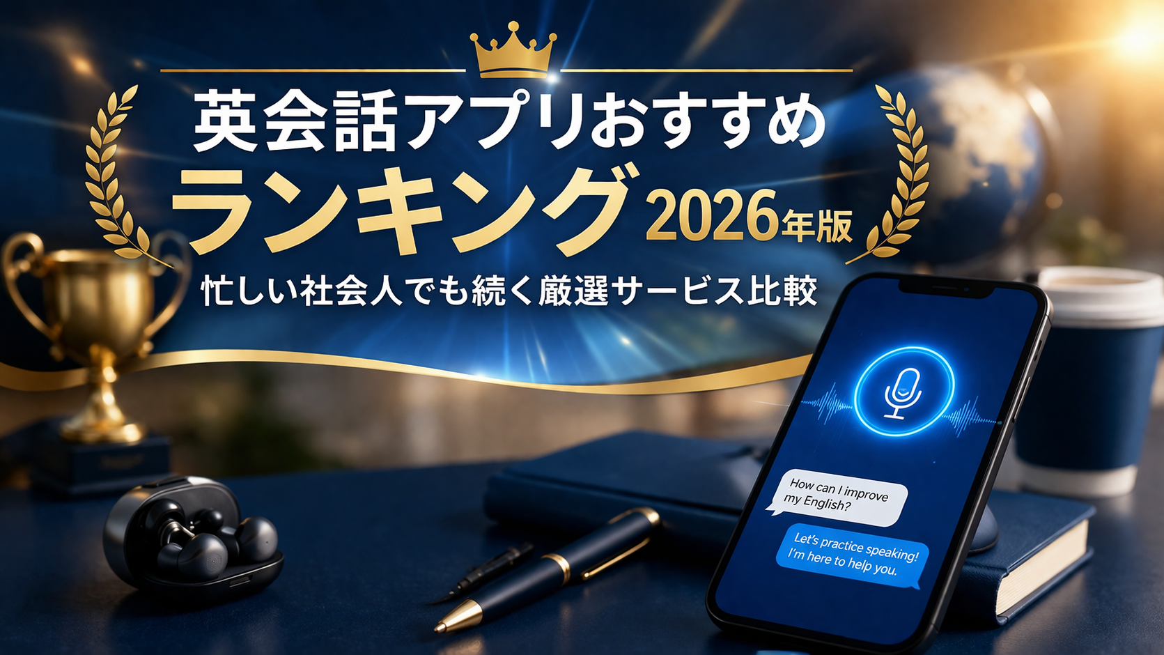 英会話アプリおすすめランキング2026年版 忙しい社会人でも続く厳選サービス比較