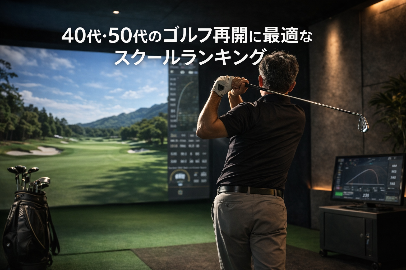 ゴルフを再開したい40代男性向けスクールランキング｜通い放題で効率よく上達できる教室を比較