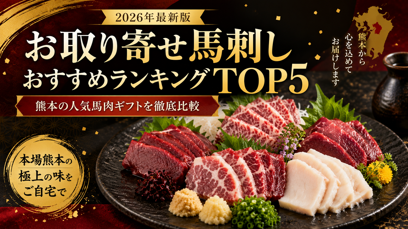 【2026年最新版】お取り寄せ馬刺しおすすめランキングTOP5｜熊本の人気馬肉ギフトを徹底比較